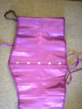Purple Satin Underbust Corset